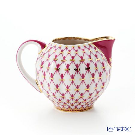 ロシア食器 インペリアル・ポーセリン ブルース（ピンクネット） クリーマー 300ml