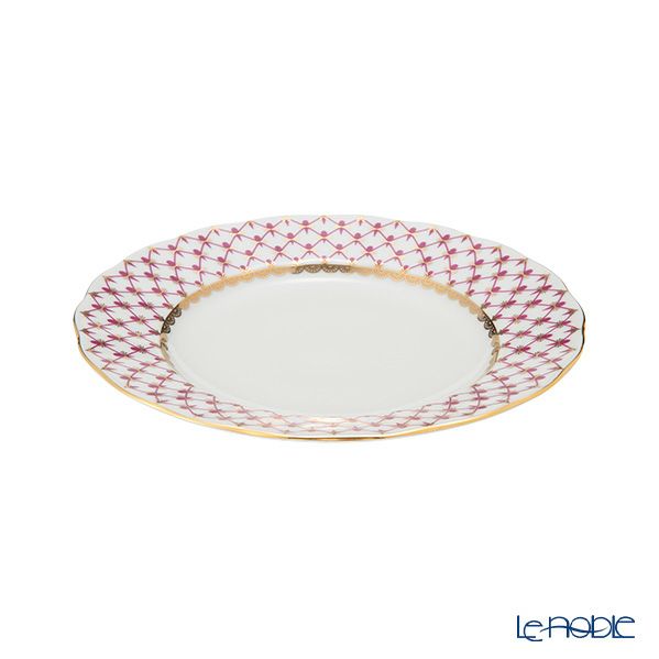 ロシア食器 インペリアル・ポーセリン ブルース（ピンクネット） プレート 18cm