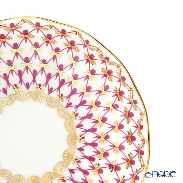 ロシア食器 インペリアル・ポーセリン ブルース（ピンクネット） ジャムディッシュ 9.5cm