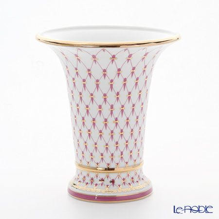 ロシア食器 インペリアル・ポーセリン ブルース（ピンクネット） ベース 20.3cm