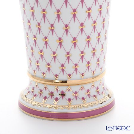 ロシア食器 インペリアル・ポーセリン ブルース（ピンクネット） ベース 20.3cm