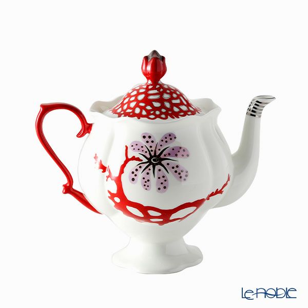 ロシア食器 インペリアル・ポーセリン シートレジャーズ ティーポット 900ml