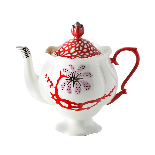 ロシア食器 インペリアル・ポーセリン シートレジャーズ ティーポット 900ml