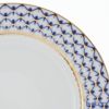 ロシア食器 インペリアル・ポーセリン コバルトネット プレート 21.5cm