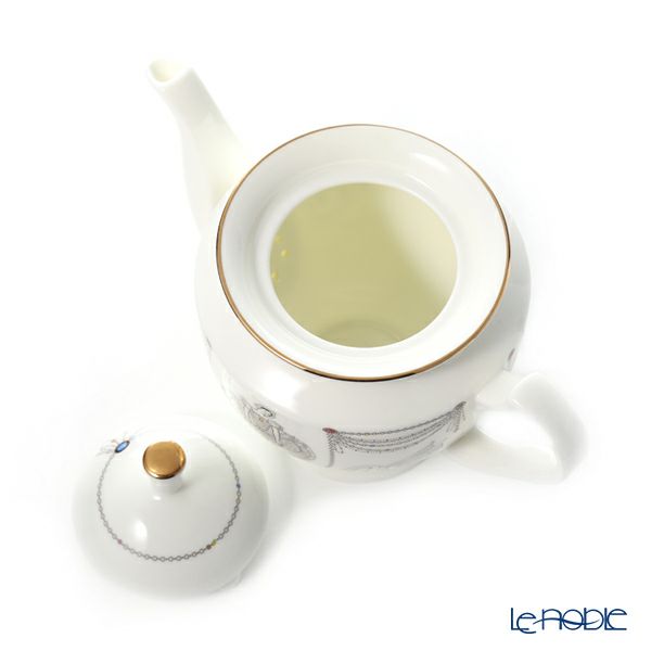 ロシア食器 インペリアル・ポーセリン バレエコレクション ティーポット 白鳥の湖 800ml