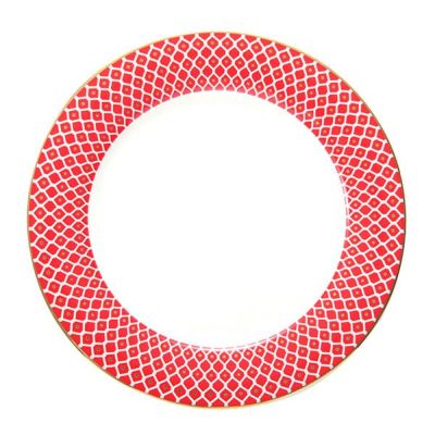 ロシア食器 インペリアル・ポーセリン スカーレット プレート 20cm