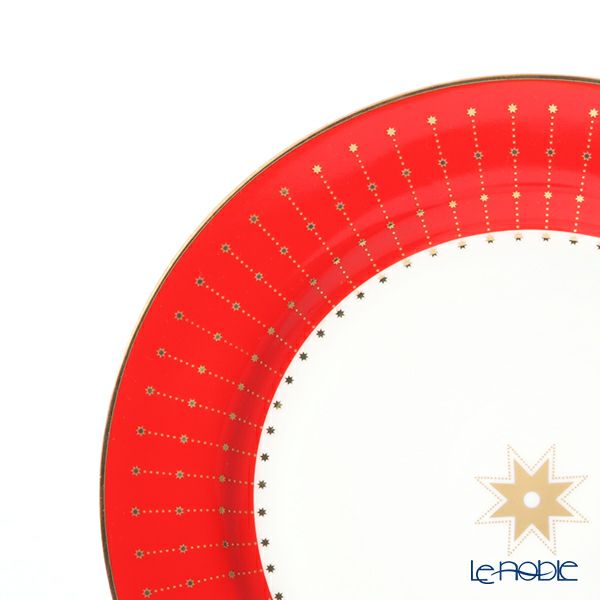 ロシア食器 インペリアル・ポーセリン スカーレット プレート 20cm