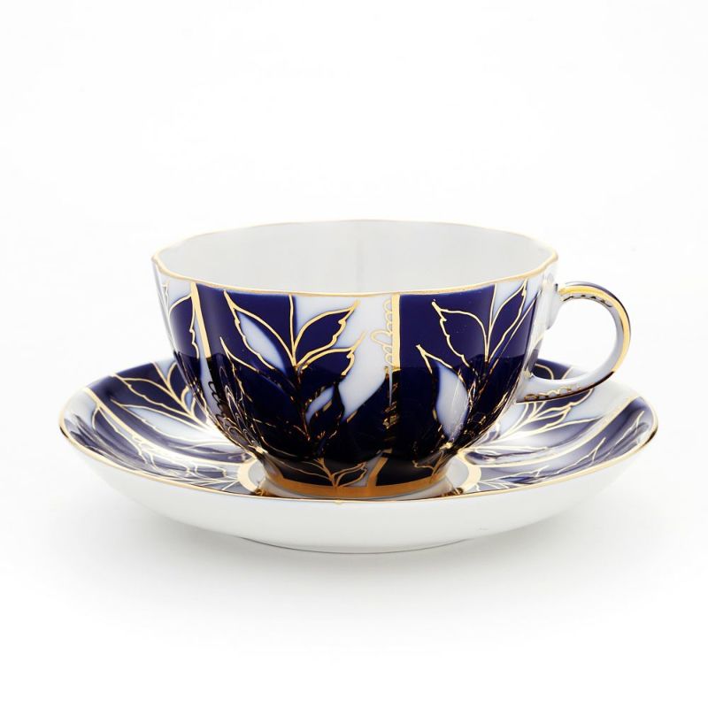 ロシア食器 インペリアル・ポーセリン ウインターイブニング ティーカップ＆ソーサー 250ml