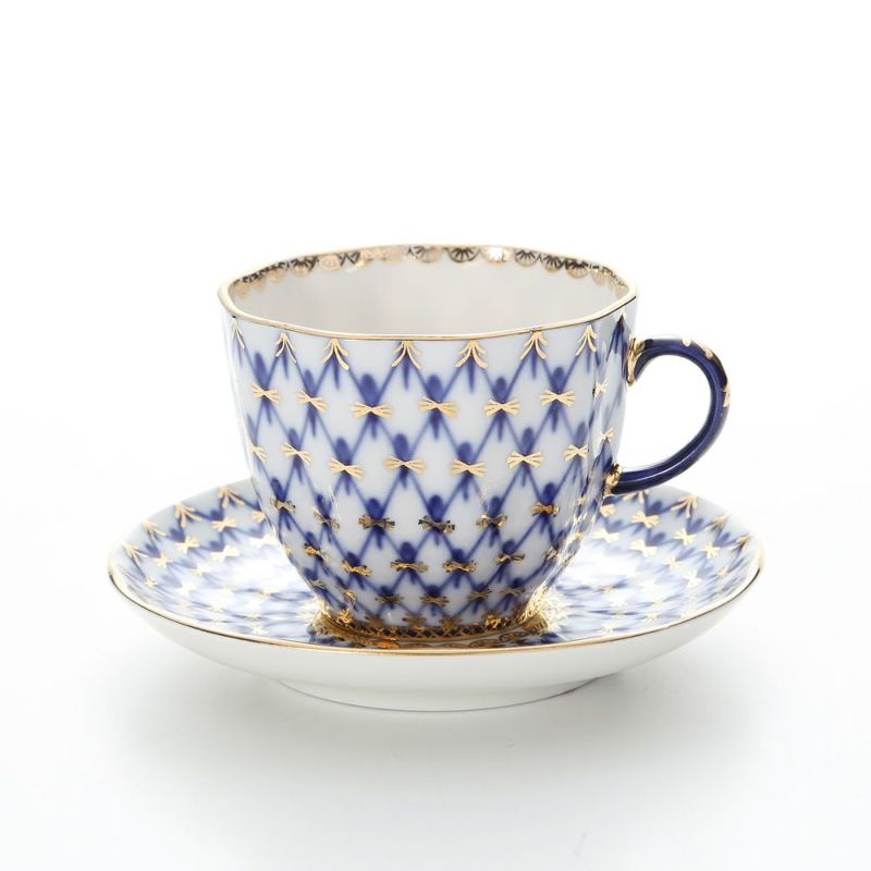 インペリアルポーセリン コバルトネット 【デザート皿(6枚)】 インペリアルポーセリン コバルトネット 【デザート皿(6枚)】