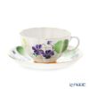 ロシア食器 インペリアル・ポーセリン バイオレットフォレスト ティーカップ＆ソーサー 250ml