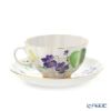 ロシア食器 インペリアル・ポーセリン バイオレットフォレスト ティーカップ＆ソーサー 250ml