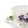 ロシア食器 インペリアル・ポーセリン バイオレットフォレスト ティーカップ＆ソーサー 250ml