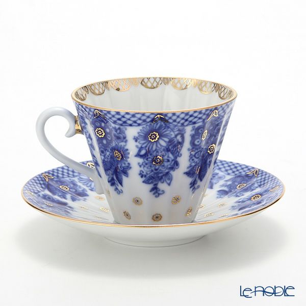 ロシア食器 インペリアル・ポーセリン ブライズメイド ティーカップ＆ソーサー（ラジアル） 250ml