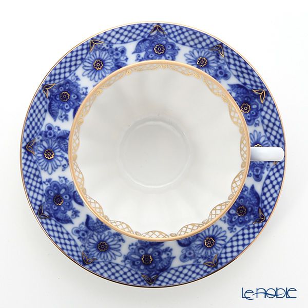 ロシア食器 インペリアル・ポーセリン ブライズメイド ティーカップ＆ソーサー（ラジアル） 250ml