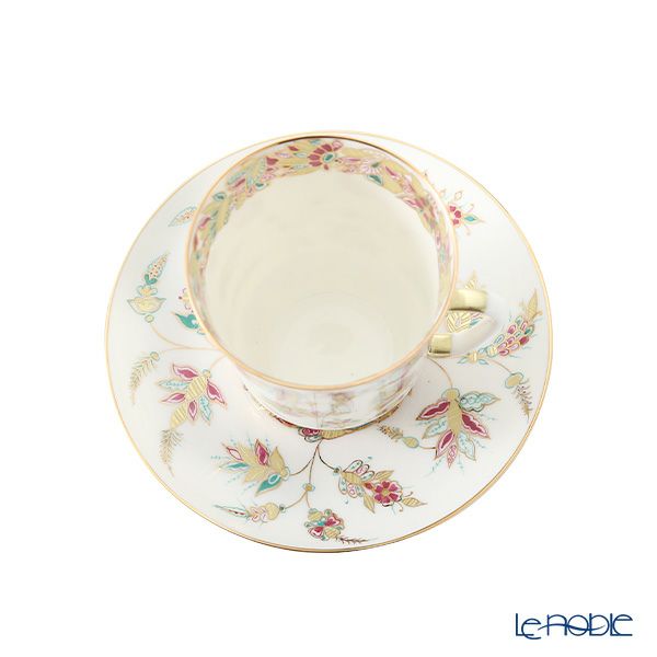 ロシア食器 インペリアル・ポーセリン ゴールデントウィッグ ティーカップ＆ソーサー（メイ） 165ml