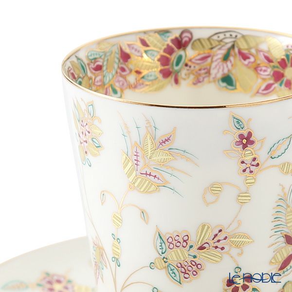 ロシア食器 インペリアル・ポーセリン ゴールデントウィッグ ティーカップ＆ソーサー（メイ） 165ml