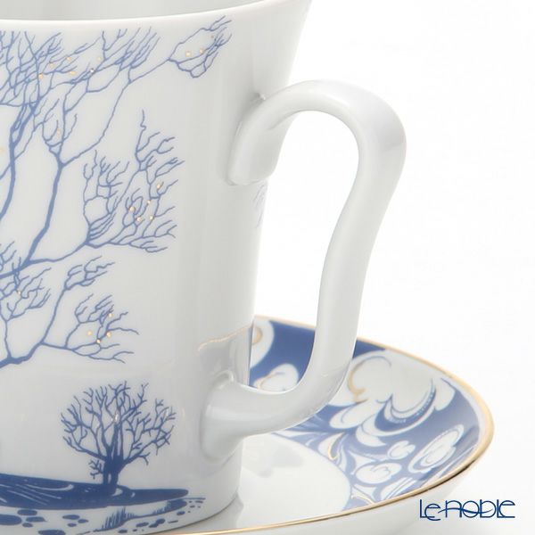 ロシア食器 インペリアル・ポーセリン ナネルリ マグ＆ソーサーセット 360ml