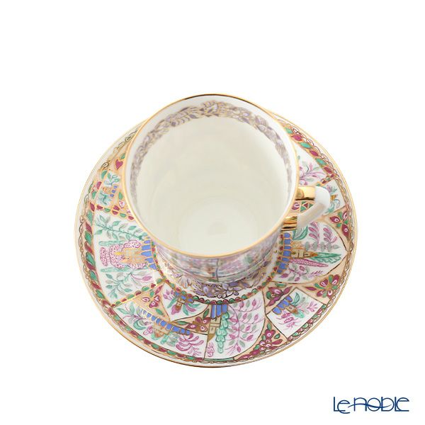 ロシア食器 インペリアル・ポーセリン ジェントルランドスケープ ティーカップ＆ソーサー（メイ） 165ml