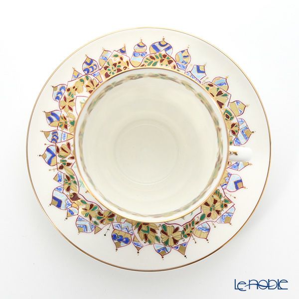 ロシア食器 インペリアル・ポーセリン シェヘラザードパレス ティーカップ＆ソーサー（メイ） 165ml