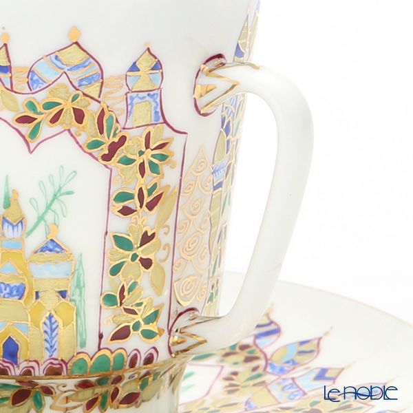 ロシア食器 インペリアル・ポーセリン シェヘラザードパレス ティーカップ＆ソーサー（メイ） 165ml