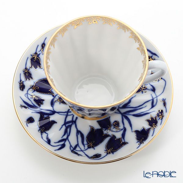 ロシア食器 インペリアル・ポーセリン ブルーベル 3ピースセット（ラジアル）