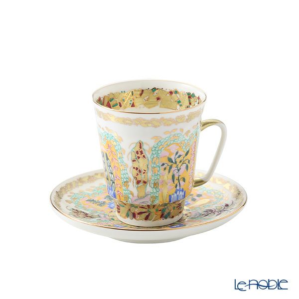 ロシア食器 インペリアル・ポーセリン モーニング ティーカップ＆ソーサー（メイ） 165ml