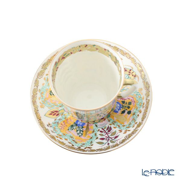 ロシア食器 インペリアル・ポーセリン モーニング ティーカップ＆ソーサー（メイ） 165ml