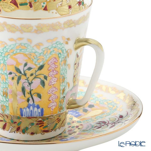 ロシア食器 インペリアル・ポーセリン モーニング ティーカップ＆ソーサー（メイ） 165ml