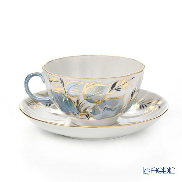 ロシア食器 インペリアル・ポーセリン ムーン 3ピースセット