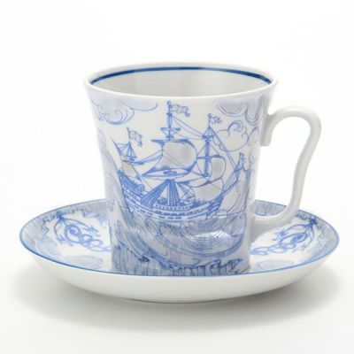 ロシア食器 インペリアル・ポーセリン スカーレット マグカップ No.1