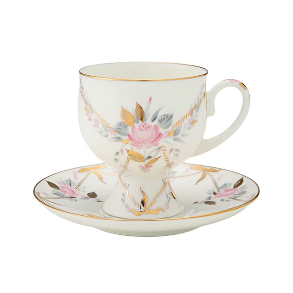 ロシア食器 インペリアル・ポーセリン ギャラン カップ＆ソーサー 160ml