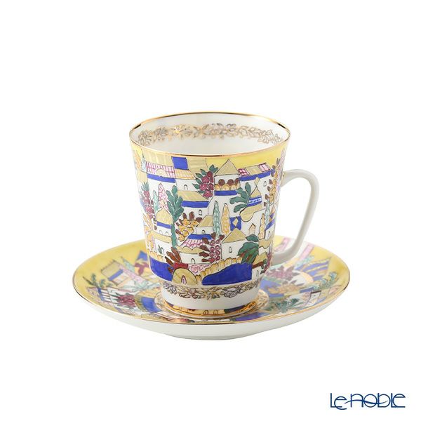 ロシア食器 インペリアル・ポーセリン ホワイトハウス ティーカップ＆ソーサー（メイ） 165ml