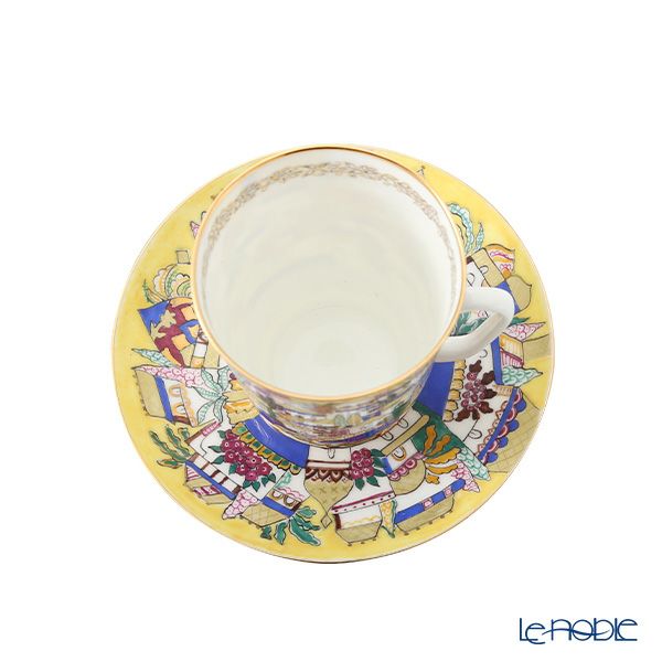 ロシア食器 インペリアル・ポーセリン ホワイトハウス ティーカップ＆ソーサー（メイ） 165ml