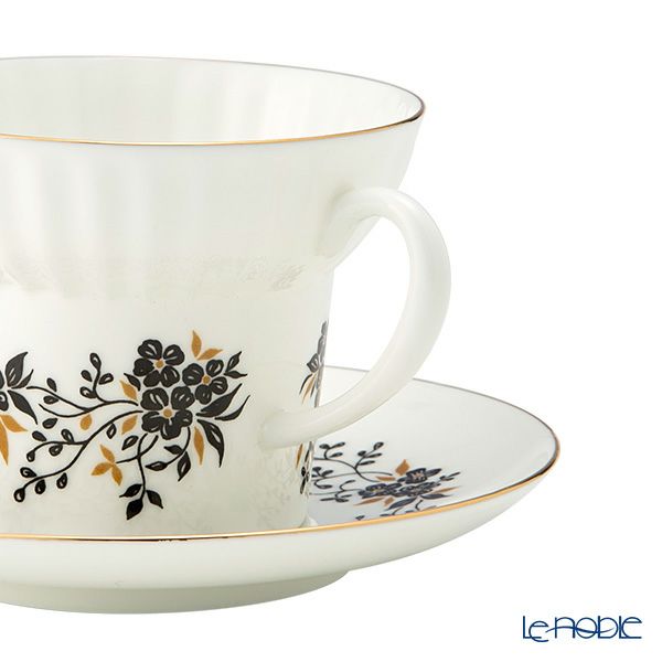 ロシア食器 インペリアル・ポーセリン ノーベンバートウィッグ ティーカップ＆ソーサー 155ml NEW