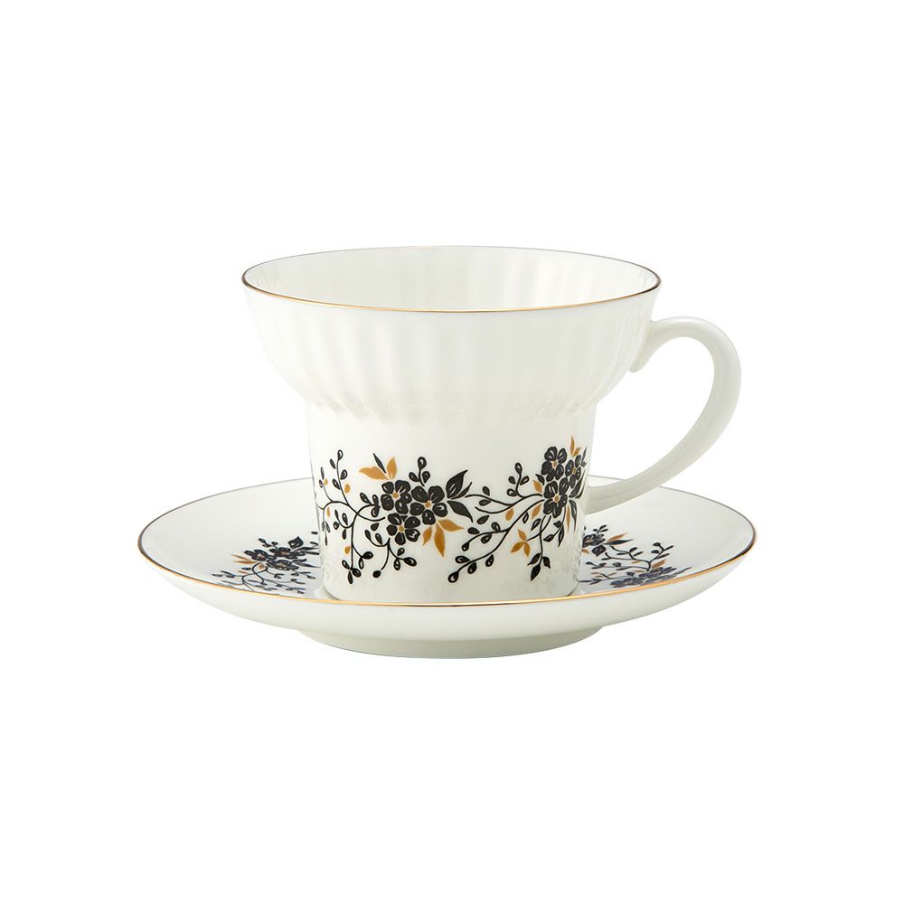 ロシア食器 インペリアル・ポーセリン ノーベンバートウィッグ ティーカップ＆ソーサー 155ml NEW