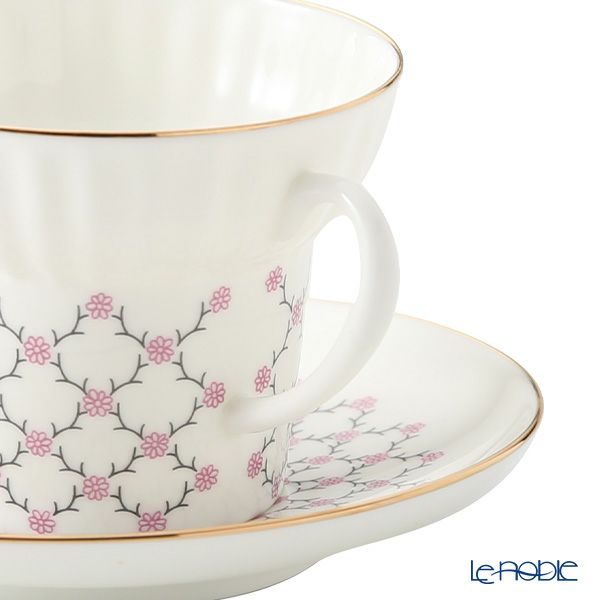 ロシア食器 インペリアル・ポーセリン ローズネット 3ピースセット