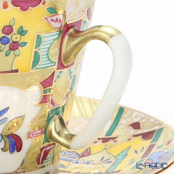 ロシア食器 インペリアル・ポーセリン フェアリーテイル デミタスカップ＆ソーサー 80ml