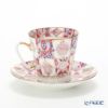 ロシア食器 インペリアル・ポーセリン ローズ デミタスカップ＆ソーサー 80ml