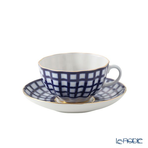 ロシア食器 インペリアル・ポーセリン クアトロ ティーカップ＆ソーサー 250ml