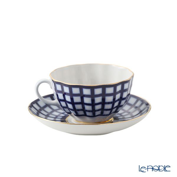 ロシア食器 インペリアル・ポーセリン クアトロ ティーカップ＆ソーサー 250ml