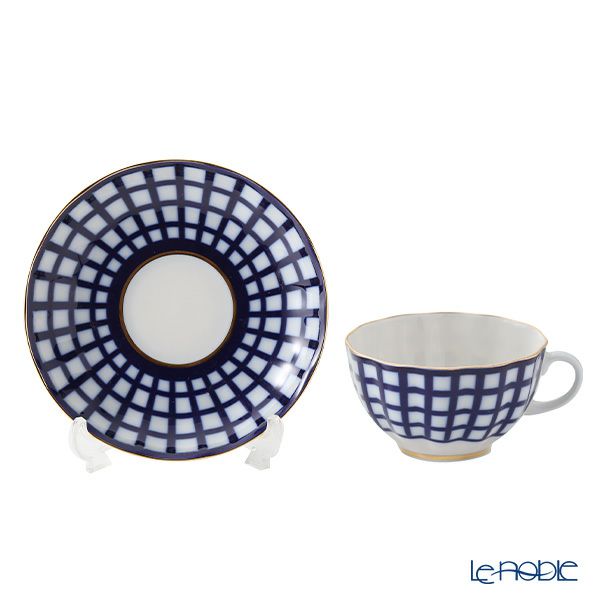 ロシア食器 インペリアル・ポーセリン クアトロ ティーカップ＆ソーサー 250ml