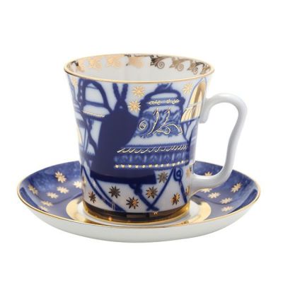 ロシア食器 インペリアル・ポーセリン ベル マグカップ＆ソーサー