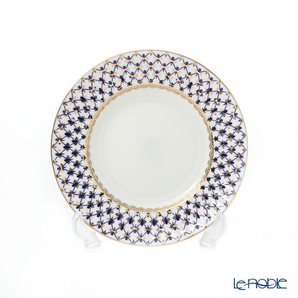 ロシア食器 インペリアル・ポーセリン コバルトネット 3ピースセット（ウエイブ） 155ml