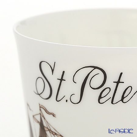 ロシア食器 インペリアル・ポーセリン サンクトペテルブルグ カップ＆ソーサー No.5 ミハイロフスキー城