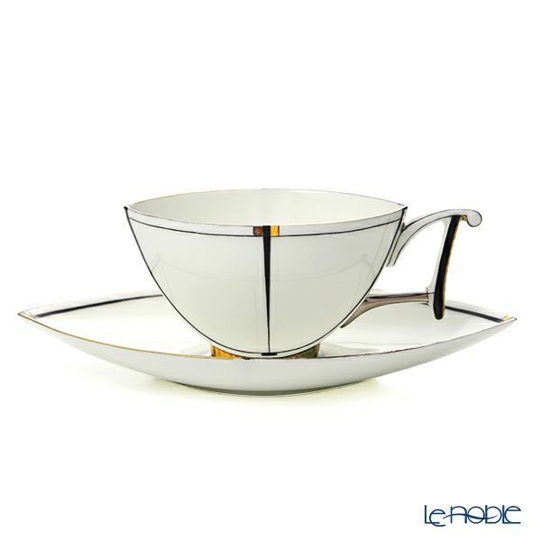 ロシア食器 インペリアル・ポーセリン Art-studio collection アーク（Ark） ティーカップ＆ソーサー 370ml