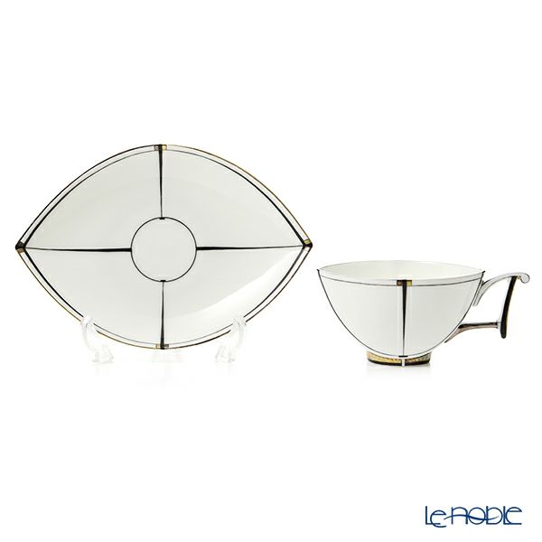 ロシア食器 インペリアル・ポーセリン Art-studio collection アーク（Ark） ティーカップ＆ソーサー 370ml