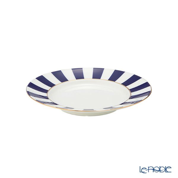 ロシア食器 インペリアル・ポーセリン インペリアルストライプ 3ピースセット コバルト 180ml