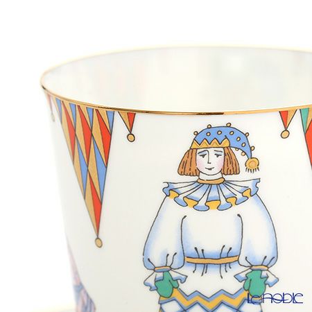 ロシア食器 インペリアル・ポーセリン バレエコレクション 3ピースセット ペトルーシュカ