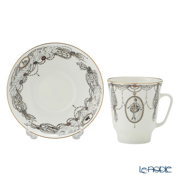 ロシア食器 インペリアル・ポーセリン バレエコレクション 3ピースセット 白鳥の湖