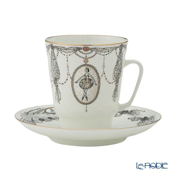 ロシア食器 インペリアル・ポーセリン バレエコレクション 3ピースセット 白鳥の湖